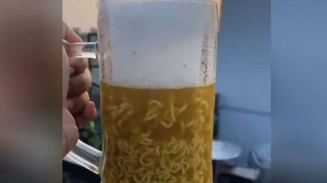 You can eat and drink this Beer Maggi