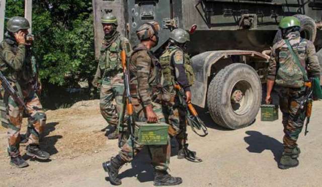 Counter Insurgency Operation Security forces killed two terrorists of Hizbul Mujahideen one soldier martyred