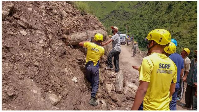 Heavy rain and landslide warning for next Forty Eight hours in Uttarakhand