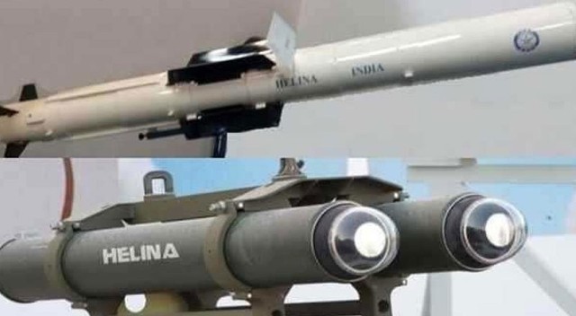 India successfully test-fired the Anti-Tank Missile Helina from an indigenous helicopter on Monday (April 11, 2022). In a test conducted at Jaisalmer's Pokhran Firing Range, Helina destroyed a fake tank.