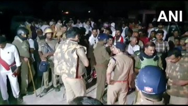Tension prevailed in the area overnight after the death of a 21-year-old girl during a police raid to nab alleged gangster Kanhaiya Yadav in Manrajpur village of Chandauli district.
