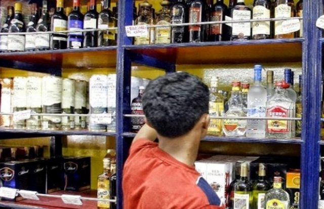 Liquor shops in Noida have seen a significant increase in sales in recent days, with shops and bars in neighboring Delhi being closed.