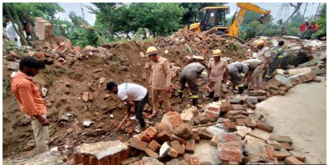 Today (20 September 2022) in Sector 21 of Noida, many people are feared to have died due to the wall collapse.