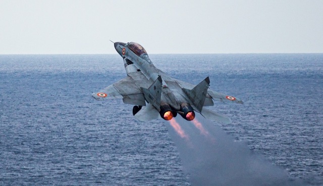 The MiG-29K fighter jet of the Indian Air Force (IAF) crashed off the coast of Goa after some "technical glitch".