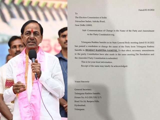 Telangana Chief Minister K Chandrashekhar Rao launched his regional party 21 years after it turned into a national party, changing its name to Bharat Rashtra Samiti (BRS-Bharat Rashtra Samiti).