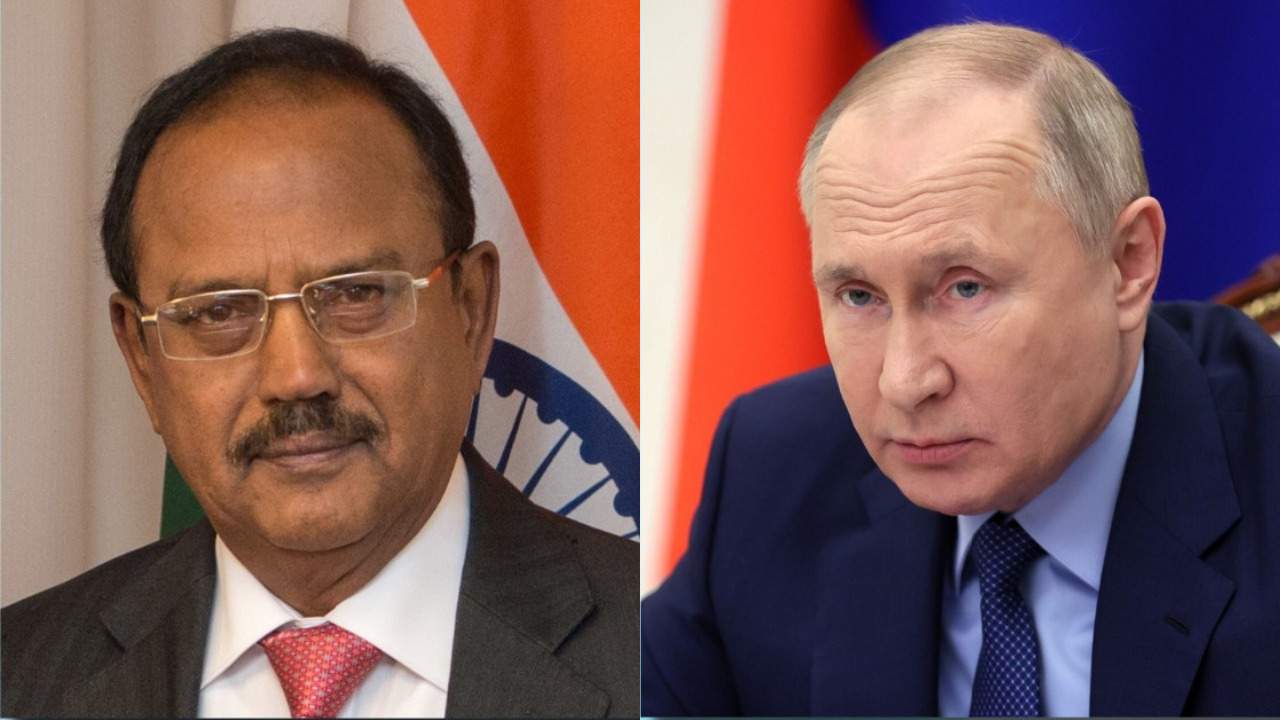 National Security Advisor Ajit Doval met Russian President Vladimir Putin in Moscow and the two held wide-ranging discussions on bilateral and regional issues.