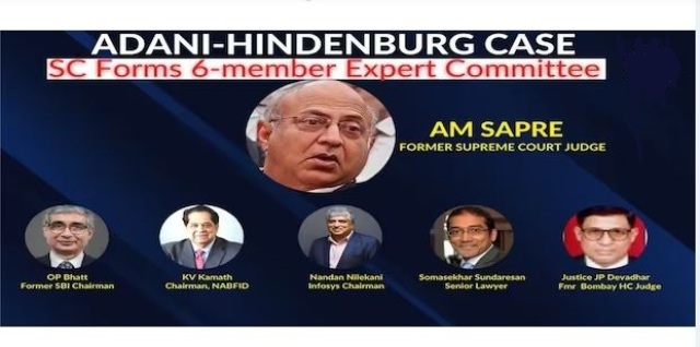 Adani-Hindenburg Case In view of the controversy arising out of the Hindenburg Report, the Supreme Court today (2 March 2023) constituted an expert committee under the chairmanship of retired Justice AM Sapre.