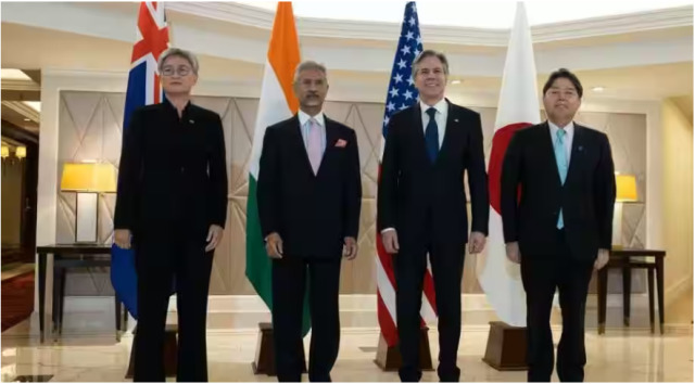 Issues such as terrorism, Myanmar, Ukraine and the South China Sea were raised in the Quad meeting of foreign ministers of host India, Australia, Japan and the United States of America in New Delhi today (3 March 2023) morning.