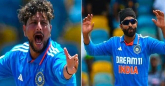 West Indies Vs India: Team India spinners Kuldeep Yadav and Ravindra Jadeja set a new record after their brilliant performance in the opening ODI against the West Indies.