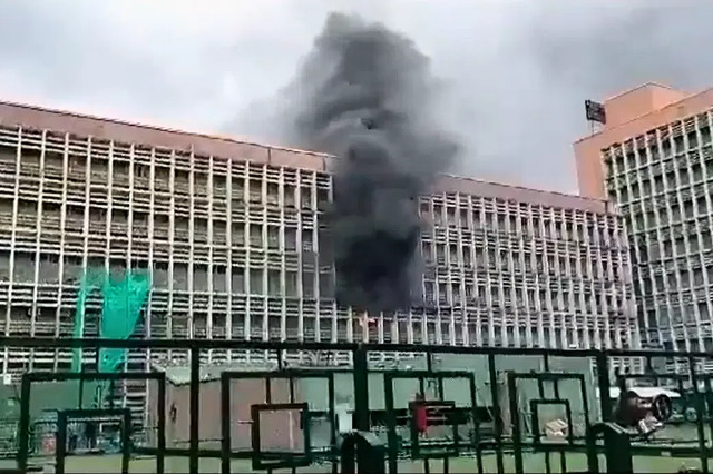 A fire broke out in the endoscopy room near the emergency ward of AIIMS Delhi today. Eight fire engines were sent to the spot and the fire was brought under control.