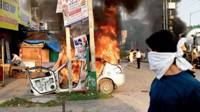 Haryana Violence Gurugram Police said today (August 3, 2023) that motorcycle-borne assailants hurled Molotov cocktails (petrol bombs) at two places of worship in Tauru in Nuh District of Haryana last night (August 2-3, 2023).